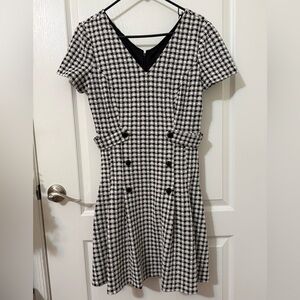 DKNY Black and White Women’s Mini Dress